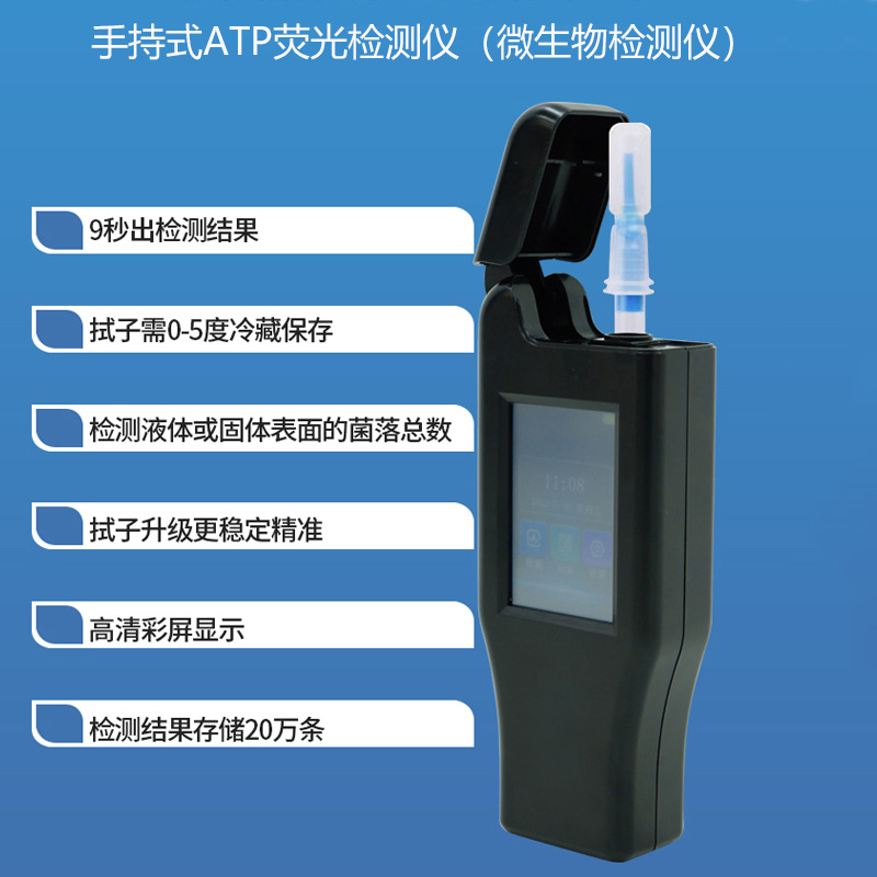 Handheld ATP fluorescence detector (microbiological detector)